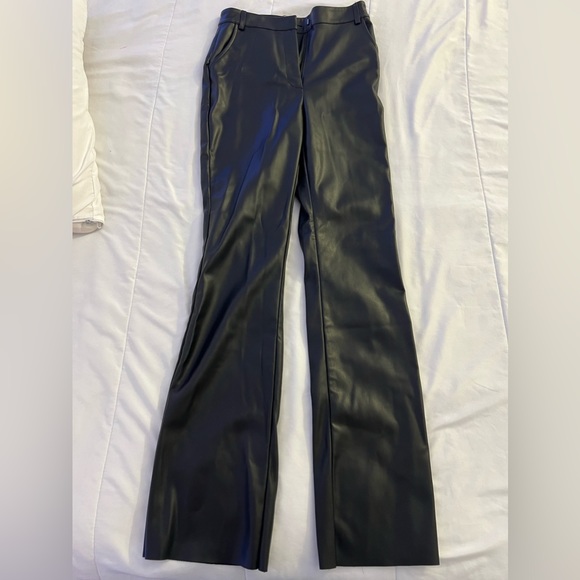MESHKI- TYRA Straight Leg Faux Leather Pants - Picture 8 of 14